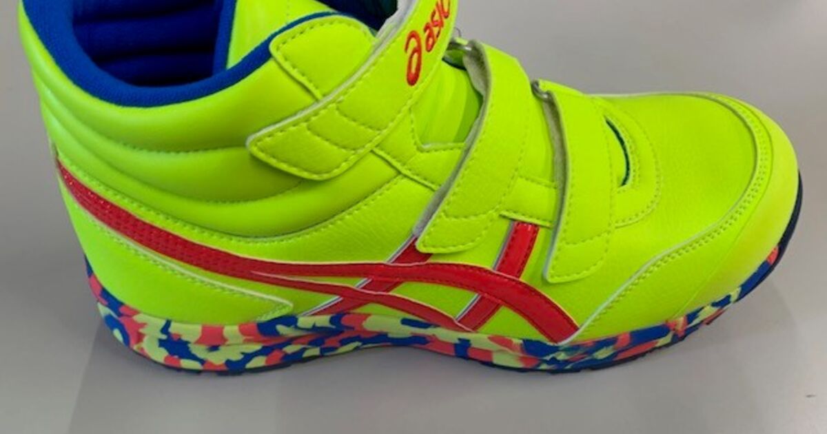 ピンク/ブルー 安全靴 asics 限定カラー 蛍光イエロー/ CP302